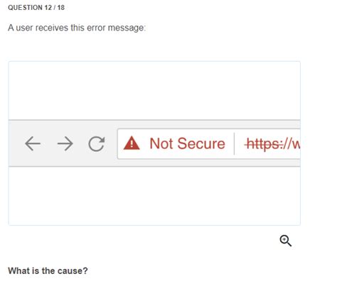A user receives this error message not secure. Things To Know About A user receives this error message not secure. 